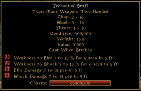 Trebonius Staff in Morrowind